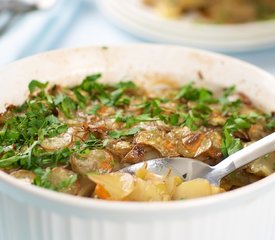 Low Fat Potato and Leek Casserole