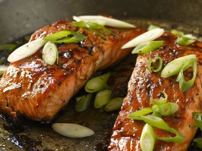 Glazed Salmon Fillets 