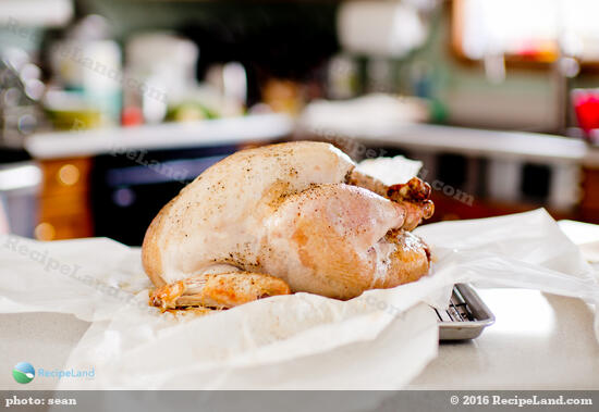 Turkey Roasted in Parchment Paper