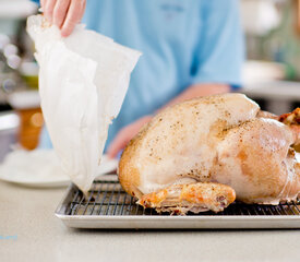 Turkey Roasted in Parchment Paper