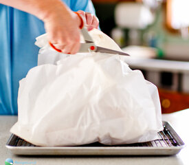 Turkey Roasted in Parchment Paper