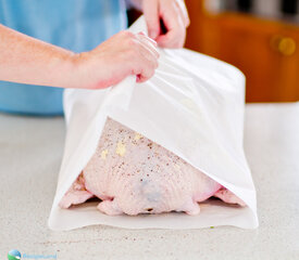 Turkey Roasted in Parchment Paper