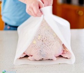 Turkey Roasted in Parchment Paper