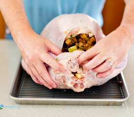 Turkey Roasted in Parchment Paper