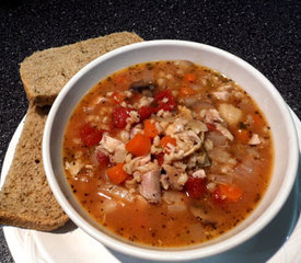 Grandma's Chicken and Barley Soup