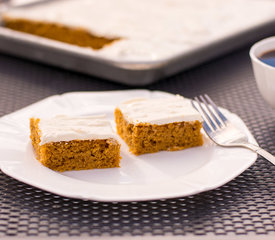 Spiced Pumpkin Sheet Cake