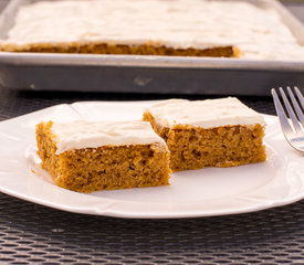 Spiced Pumpkin Sheet Cake