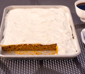 Spiced Pumpkin Sheet Cake