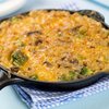 Skillet Macaroni and Cheese with Broccoli and Mushrooms