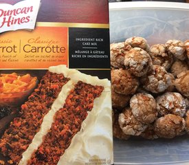 Carrot Cake Crinkle Cookies