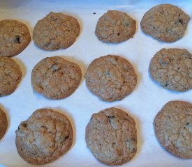 Chocolate Butterscotch Granola Cookies