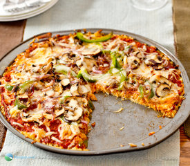 Pizza with Rice Crust (Gluten-free)