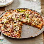 Pizza with Rice Crust (Gluten-free)