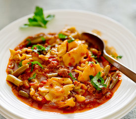 Easy Beefy Tortellini Soup