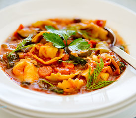 Hearty Tortellini Vegetable Soup