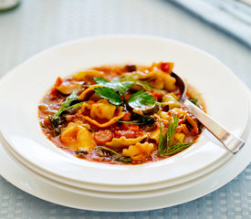 Hearty Tortellini Vegetable Soup