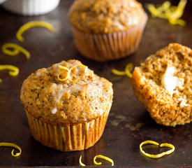 Amazing Lemon Poppyseed Muffins with Lemon Glaze