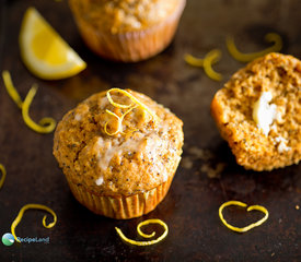 Amazing Lemon Poppyseed Muffins with Lemon Glaze