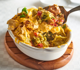 Santa Fe Chicken Tortellini Casserole