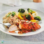 Quick 'n easy chicken breast recipe that only uses a few common pantry ingredients. Pair it with rice and veggies and you can have it ready in 20 minutes or so.