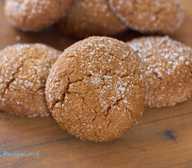 Irish Ginger Snap Cookies