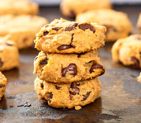 Peanut Butter, Chocolate Chip and Chickpea Cookies (Gluten-free)