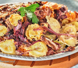 Tortellini Al Forno with Radicchio and Goat Cheese