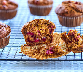 Maple Cranberry-Bran Muffins