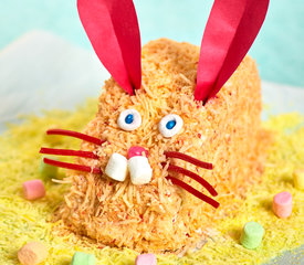 Easter Pink Easy Bunny Cake