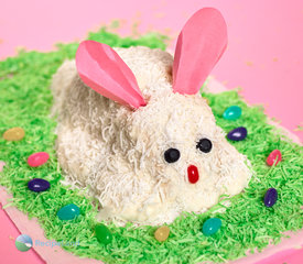 White Easter Bunny Cake