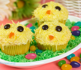 Baby Chicks Cupcakes-Easter