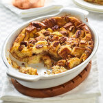 Best bread pudding recipe with a vanilla custard bottom and a lovely rich whiskey sauce for serving. Decadent and utterly delicious. Turns stale bread into true comfort food.