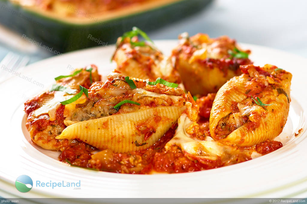 stuffed shells recipe with meat