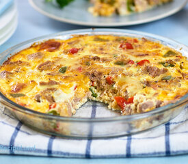 Crustless Tuna Quiche