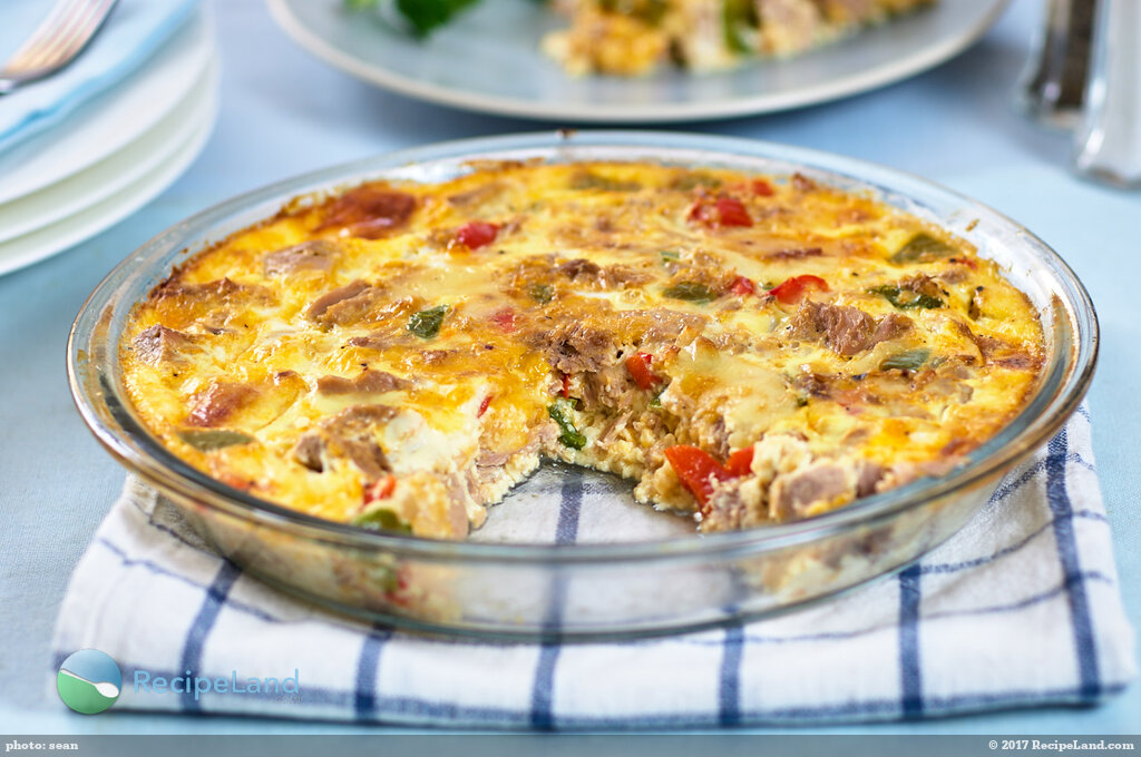 Crustless Tuna Quiche