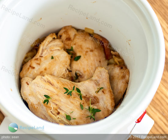 Coq Au Vin à la Slow Cooker