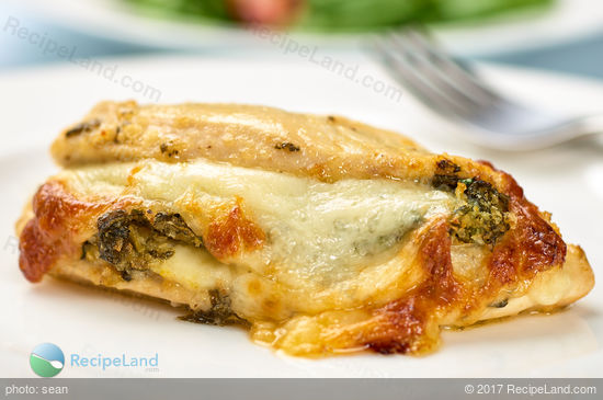 Chicken Breasts Stuffed With Spinach And Provolone Recipe