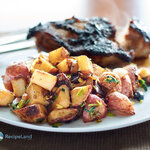 Garlic and Soy Roasted Potatoes with Scallions