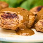 Juicy tender pork medallions served with classic French steak Diane sauce for pork tenderloin. This quick and easy pork tenderloin recipe is ready in about 15 minutes flat.