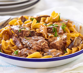 Easy Beef Stroganoff For Two