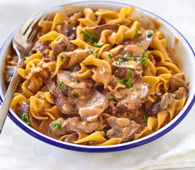 Easy Beef Stroganoff For Two