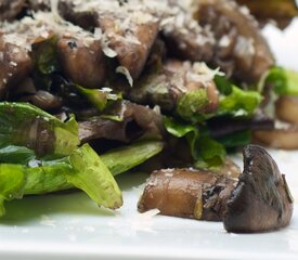 Mushroom and Mixed Greens salad