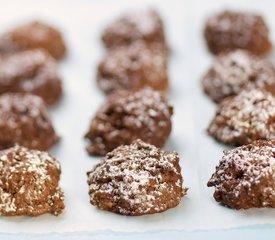 Chocolate, Coconut and Pecan Meringue Bites