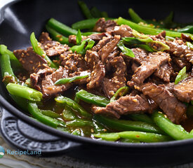 Honey-Soy Steak Strips Over Rice for Two