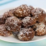 Chocolate, Coconut and Pecan Meringue Bites
