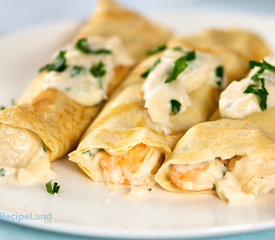 Seafood Pancakes