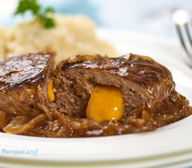 Cheese Stuffed Salisbury Steaks