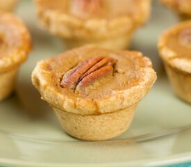 Mini Holiday Pumpkin Pecan Tarts