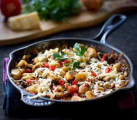 Cheesy Gnocchi with Spinach and Beans