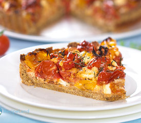 Roasted Cherry Tomato and Feta Tart